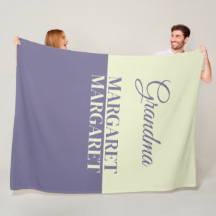  personalized custom name grandma  fleece blanket