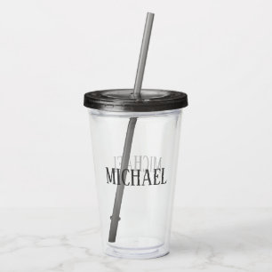 Personalized Custom Name Make your Own Acrylic Tumbler