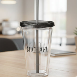 Personalized Custom Name Make your Own Acrylic Tumbler