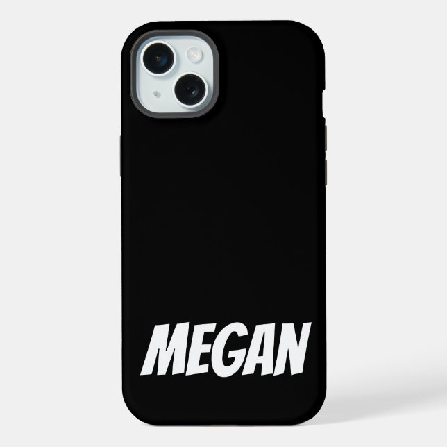 Personalized Custom Name Minimal iPhone Cases  (Back)
