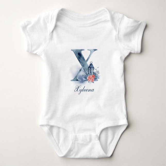 Personalized Custom Name Monogram | Bodysuit (Front)