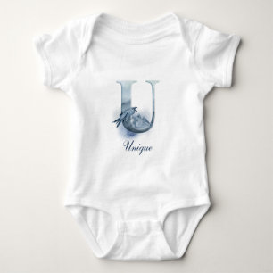 Personalized Custom Name Monogram Bodysuit