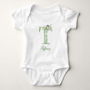 Personalized Custom Name Monogram Bodysuit