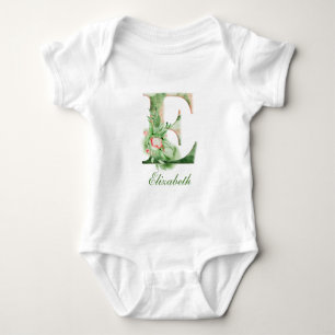 Personalized Custom Name Monogram   Bodysuit