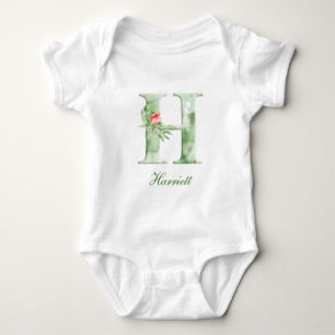 Personalized Custom Name Monogram   Bodysuit