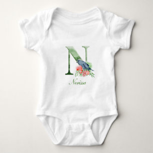 Personalized Custom Name Monogram   Bodysuit