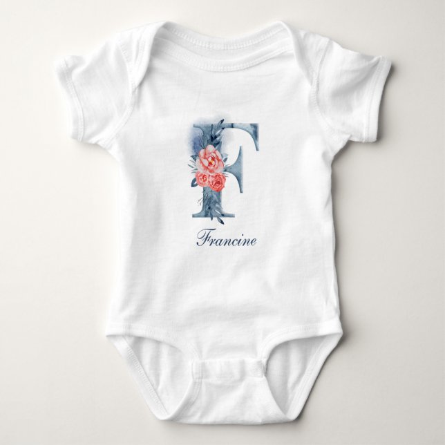 Personalized Custom Name Monogram | Bodysuit (Front)