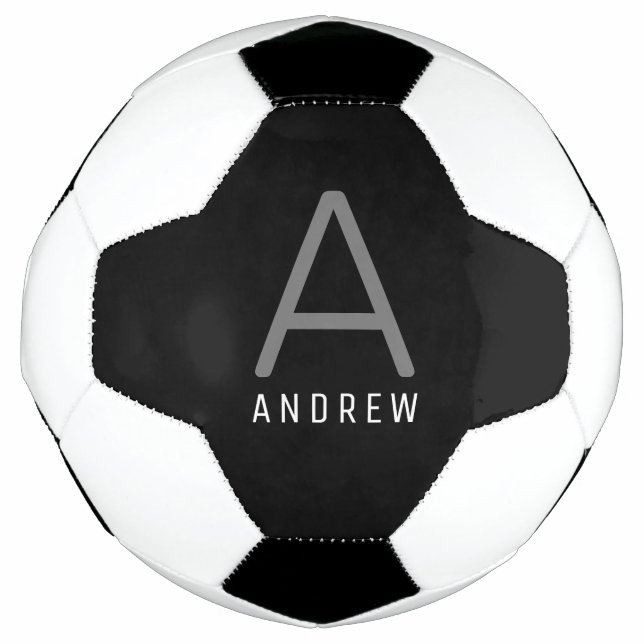 Personalized Custom Name Monogram Soccer Ball (Front)