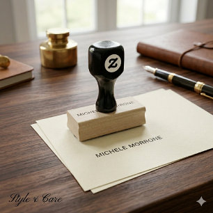 Personalized Custom Name Office Use Rubber Stamp