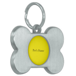 Personalized Custom Name Pet Tag with Stylish Fram