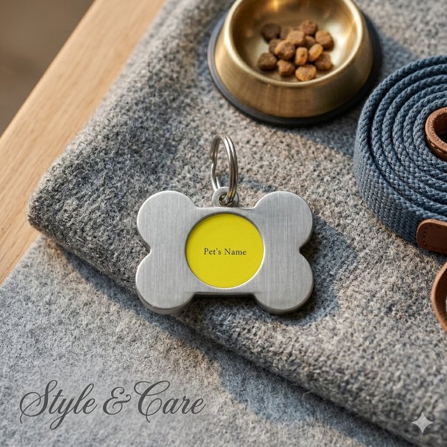 Personalized Custom Name Pet Tag with Stylish Fram (Personalized Custom Name Pet Tag with Stylish Frame)