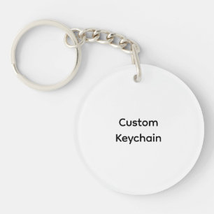 Personalized Custom Name, Photo & Company Logo Keychain