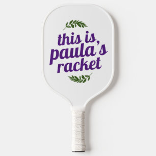 Personalized Custom Name Pickleball Racket Paddle