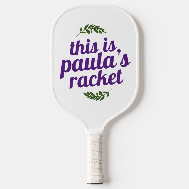 Personalized Custom Name Pickleball Racket Pickleball Paddle (Front)
