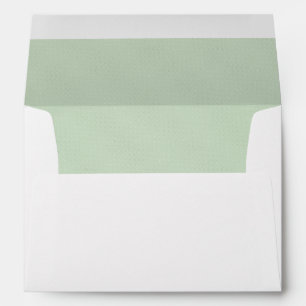 Personalized Custom Name Simple Modern white Color Envelope