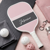 Personalized Custom Name Soft Pink Grey