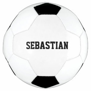 Personalized custom name sports team school name soccer ball