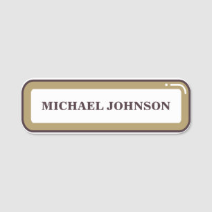Personalized Custom Name Tag