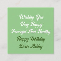 Personalized Custom Name Text Photo Happy Birthday