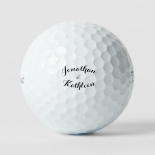 Personalized Custom Names Script Titleist Pro VI Golf Balls