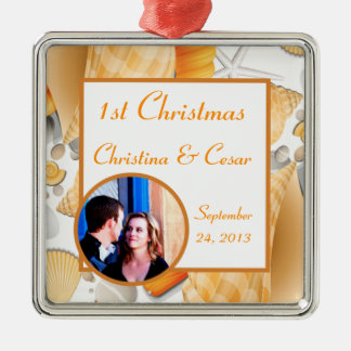 Personalized Custom Ornament Assorted Seashells Or
