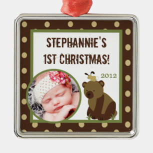 Personalized Custom Ornament Enchanted Hollow Bear
