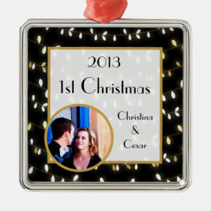 Personalized Custom Ornament Glowing Summer Lights