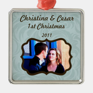 Personalized Custom Ornament I Moustache You a Que