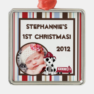 Personalized Custom Ornament Nojo Fire Engine