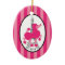 Personalized Custom Ornament Pink Poodle Paris