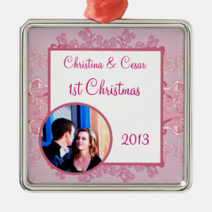 Personalized Custom Ornament Pink/Purple Chinese S