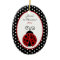 Personalized Custom Ornament Red Ladybug