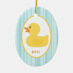 Personalized Custom Ornament Rubber Ducky