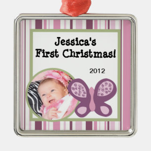 Personalized Custom Ornament Sugar Plum Butterfly
