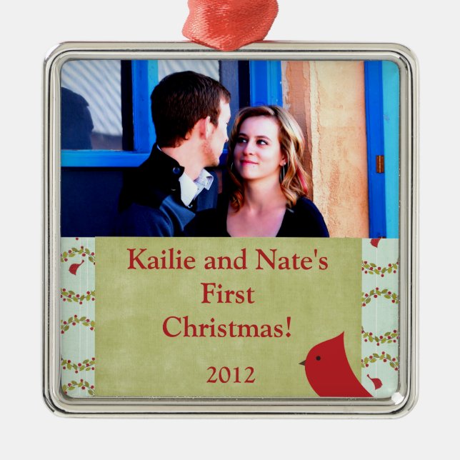 Personalized Custom Ornaments Cardinal Christmas B (Front)