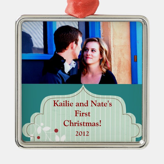Personalized Custom Ornaments Cranberry Christmas (Front)