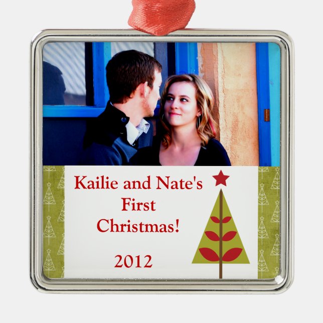 Personalized Custom Ornaments Red Star Christmas T (Front)
