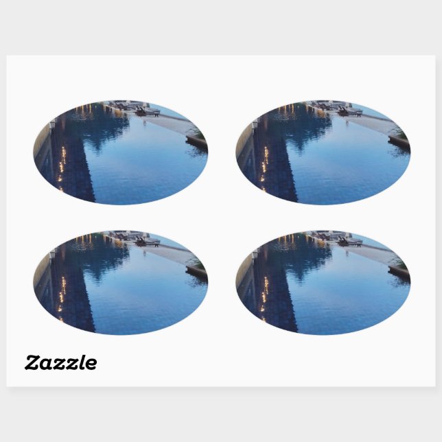 Personalized Custom Oval Sticker (Sheet)