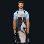 Personalized Custom Pet Photo Dog Owners Apron<br><div class="desc">Create a unique personalized gift that's perfect for pet owners and dog lovers when you upload a dog photo to this apron. Add your pet's name to appear in white script lettering at the top. Of course,  you can also add family portraits and kids pictures instead of animal photos.</div>