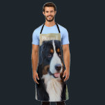Personalized Custom Pet Photo Dog Owners Apron<br><div class="desc">Create a unique personalized gift that's perfect for pet owners and dog lovers when you upload a dog photo to this apron. Add your pet's name to appear in white script lettering at the top. Of course,  you can also add family portraits and kids pictures instead of animal photos.</div>