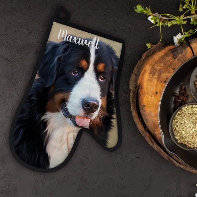 Personalized Custom Pet Photo Dog Owners Oven Mitt (Creator Uploaded)