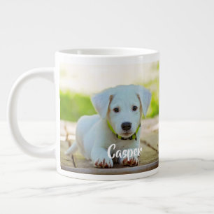 Personalized custom pet photo large coffee mug