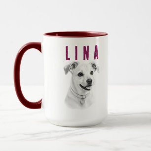 Personalized Custom Pet Portrait Mug