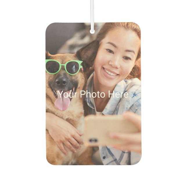 Personalized Custom Photo Air Freshener (Front)
