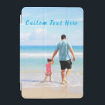 Personalized Custom Photo and Text iPad Cover<br><div class="desc">Custom Photo and Text iPad Air Covers - Your Own Design - Special - Personalized Family / Friends or Personal iPad Cases Gift - Add Your Text and Photo - Resize and move or remove and add elements / image with Customization tool. Choose / add your favourite font / size...</div>