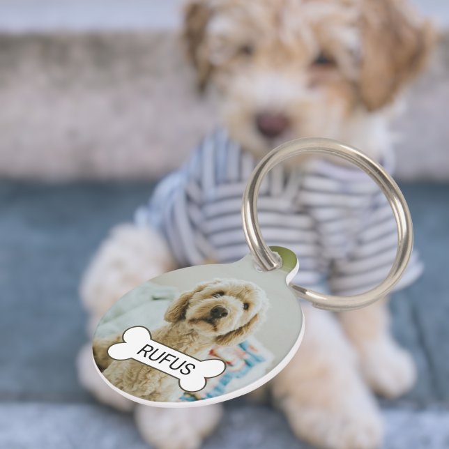 Personalized Custom Photo And Text  Pet Tag (Creator Uploaded)