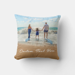 Personalized Custom Photo and Text Pillow
