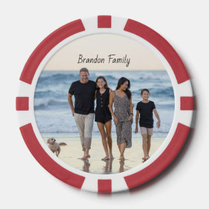 Personalized Custom Photo and Text   Poker Chips