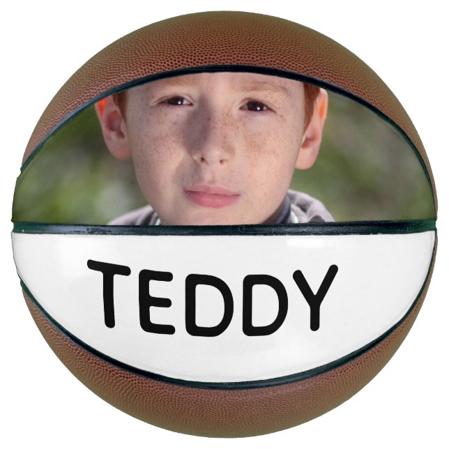 PERSONALIZED CUSTOM PHOTO BASKETBALL (Front)