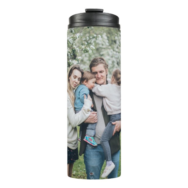 Personalized Custom Photo Best Dad Ever Thermal Tumbler (Front)